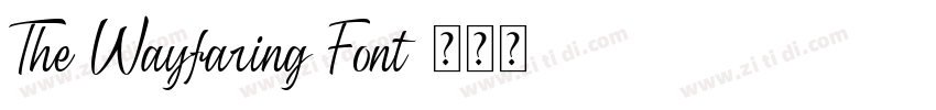 The Wayfaring Font字体转换